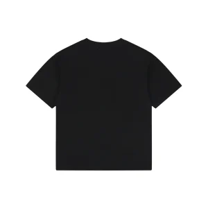 Loewe Two-Tone Layered Anagram Embroidered T-Shirt Black Back view