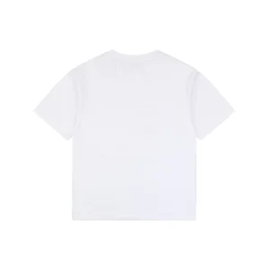 Loewe Two-Tone Layered Anagram Embroidered T-Shirt White Back view