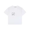 Loe Two-Tone Layered Anagram Embroidered T-Shirt