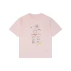 Maison Margiela Graphic Layered Print T-Shirt (Pink/White/Black)