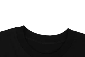 Maison Margiela Graphic Layered Print T-Shirt Black Collar