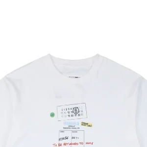 Maison Margiela Graphic Layered Print T-Shirt White
