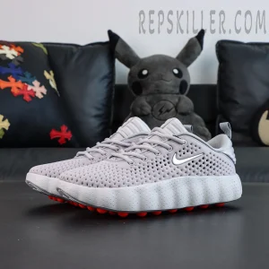 Nike Mind 002 “Light Smoke Grey” full look with subtle colorway and futuristic design