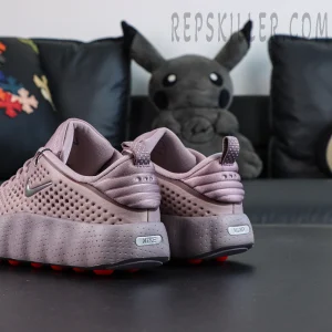 Nike Mind 002 “Light Violet Ore” rear-side detail with layered midsole and branding