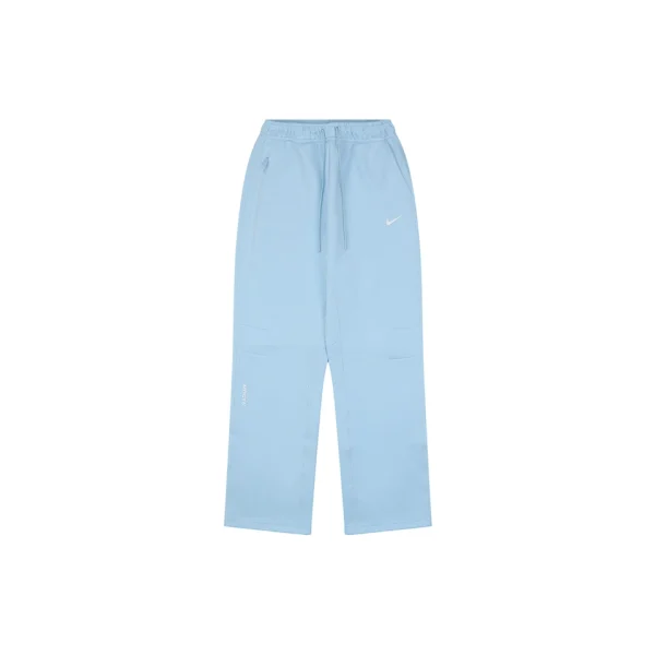 Nike x Nocta Tech Fleece Silicone Logo Sweatpants Blue Front view