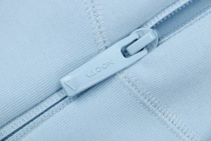 Nike x Nocta Tech Fleece Silicone Logo Zip Hoodie Blue Zipper puller