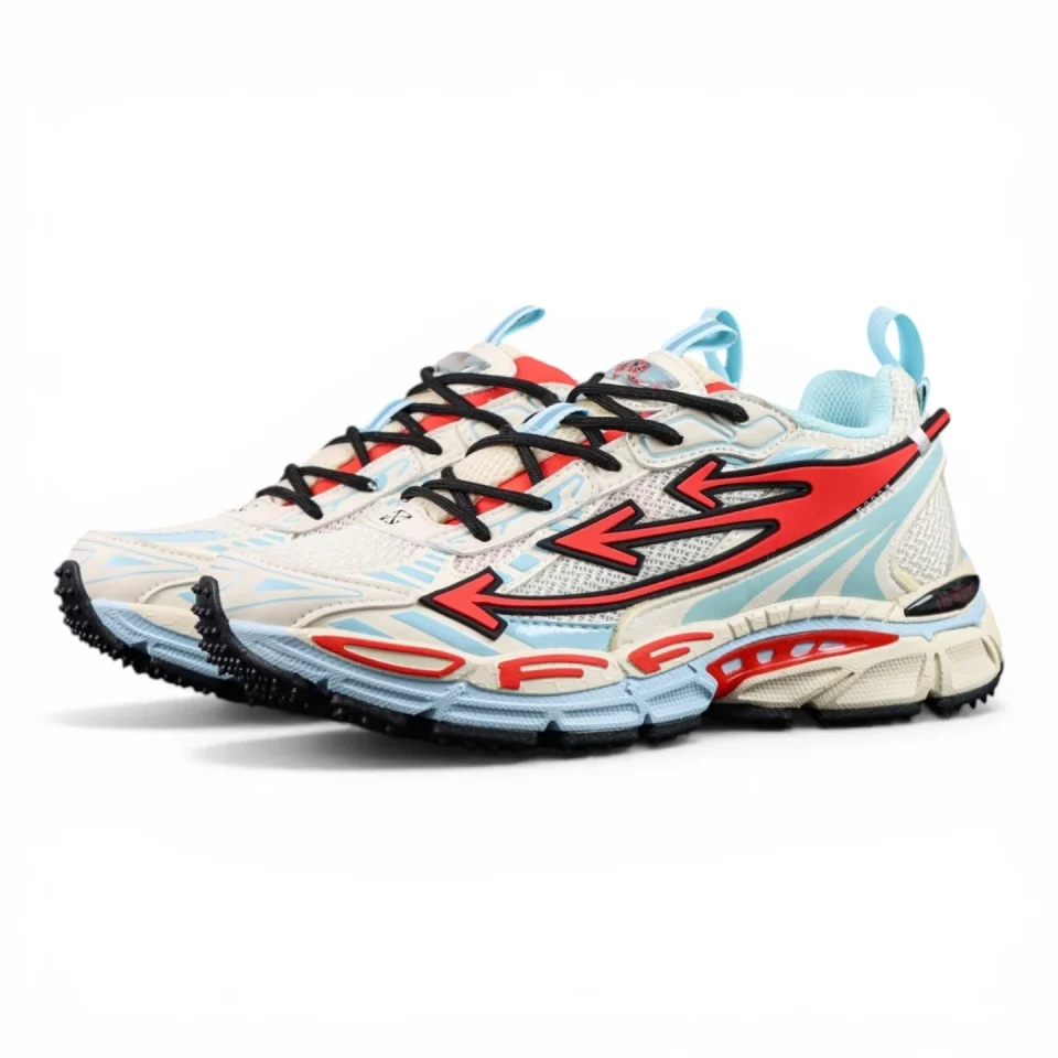 Off-White Be Right Back Arrow mesh sneakers