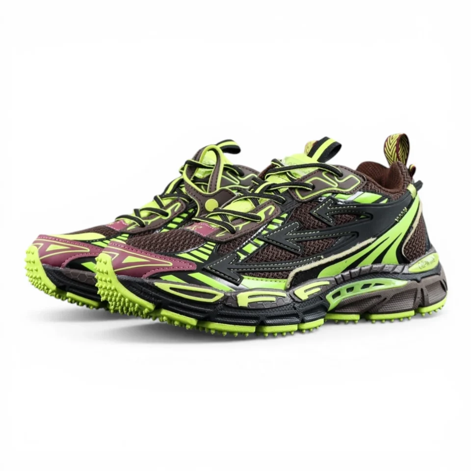 Off-White Be Right Back 'Chocolate Brown Green'