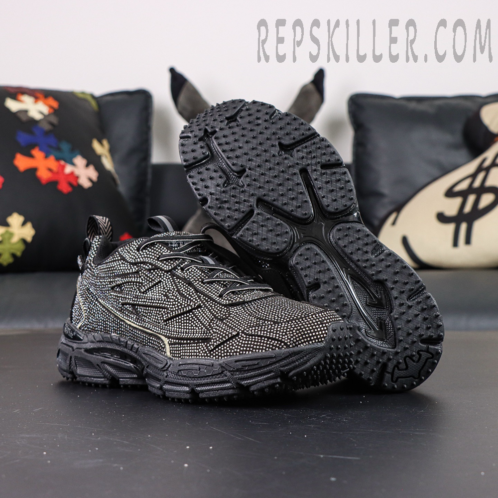 Off-White Be Right Back Sneakers GLITTERED - BLACK4