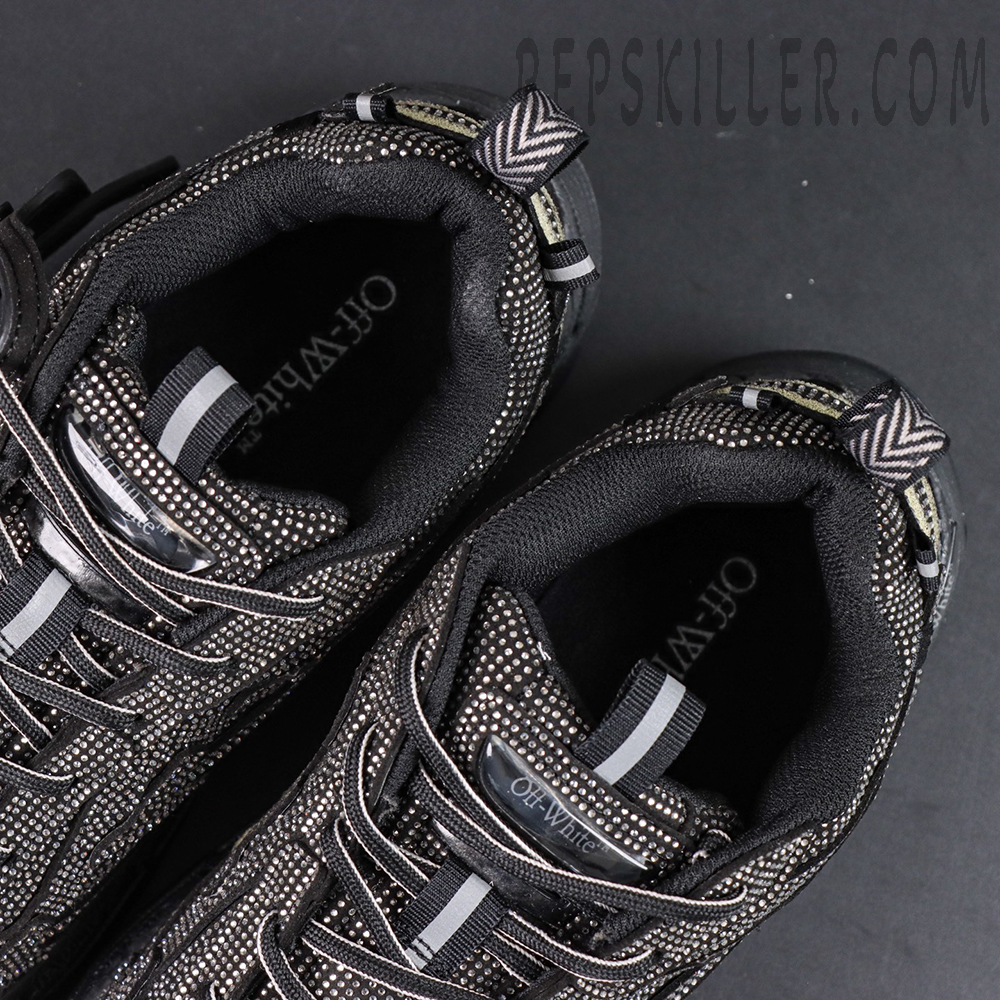 Off-White Be Right Back Sneakers GLITTERED - BLACK5