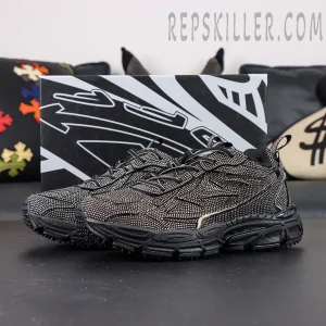 Off-White Be Right Back Sneakers GLITTERED - BLACK