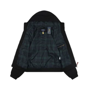 Ralph Lauren Corduroy Embroidered Pony Logo Hooded Jacket Black Lining