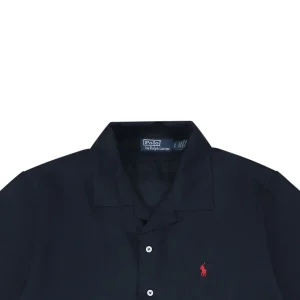 Ralph Lauren Linen Pony Logo T-Shirt Navy