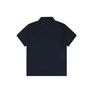 Ralph Lauren Linen Pony Logo T-Shirt Navy Back view