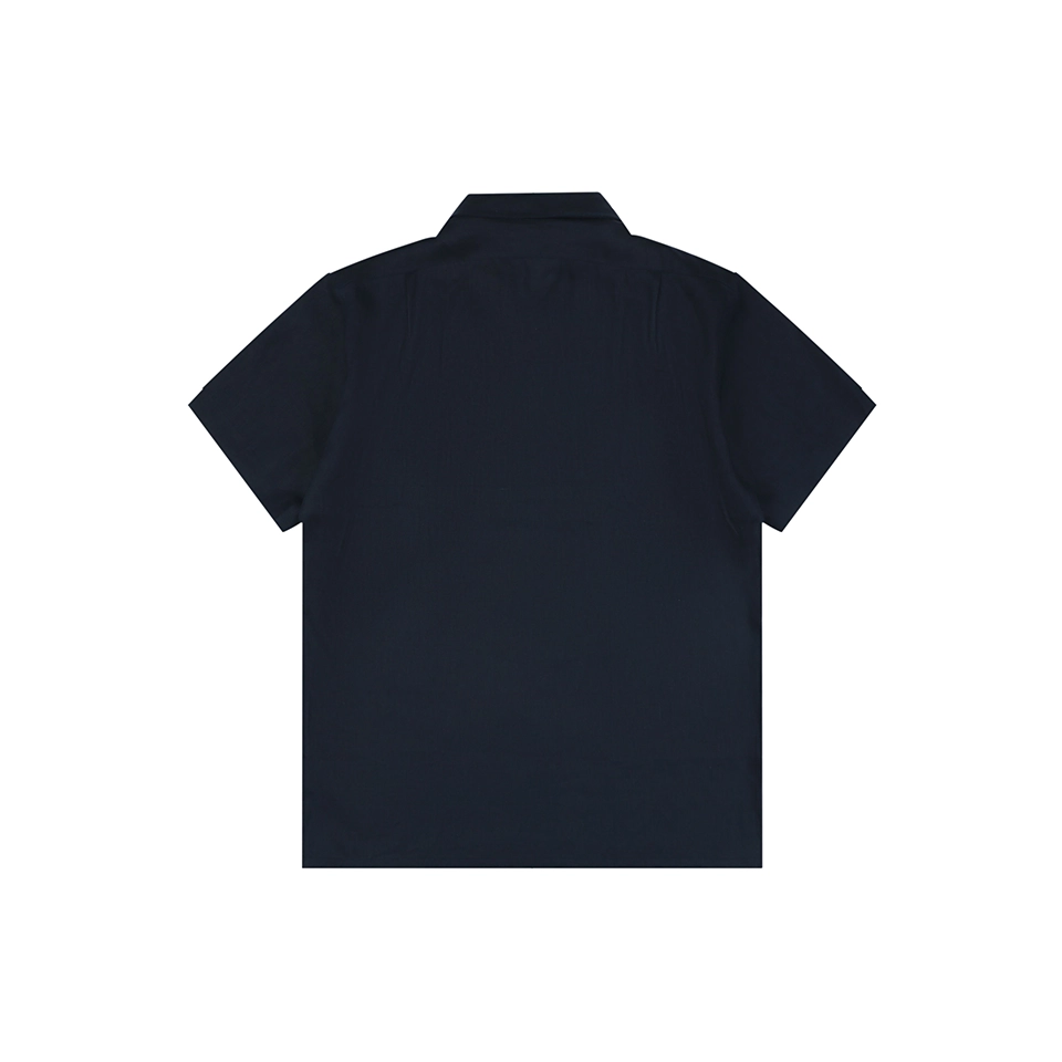 Ralph Lauren Linen Pony Logo T-Shirt Navy Back view