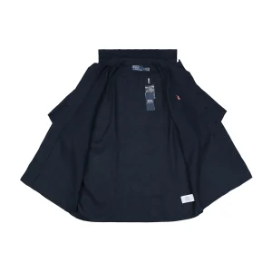 Ralph Lauren Linen Pony Logo T-Shirt Navy Lining