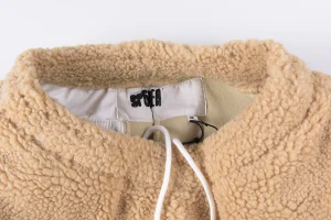 Sp5der Beige Sherpa Fleece Pants3