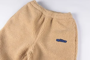 Sp5der Beige Sherpa Fleece Pants9