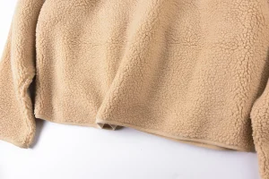 Sp5der Beige Sherpa Fleece Zip Hoodie7