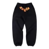 Sp5der Black Flame Logo Sweatpants