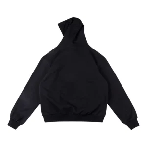 Sp5der Black Flame Web Graphic Hoodie Back view