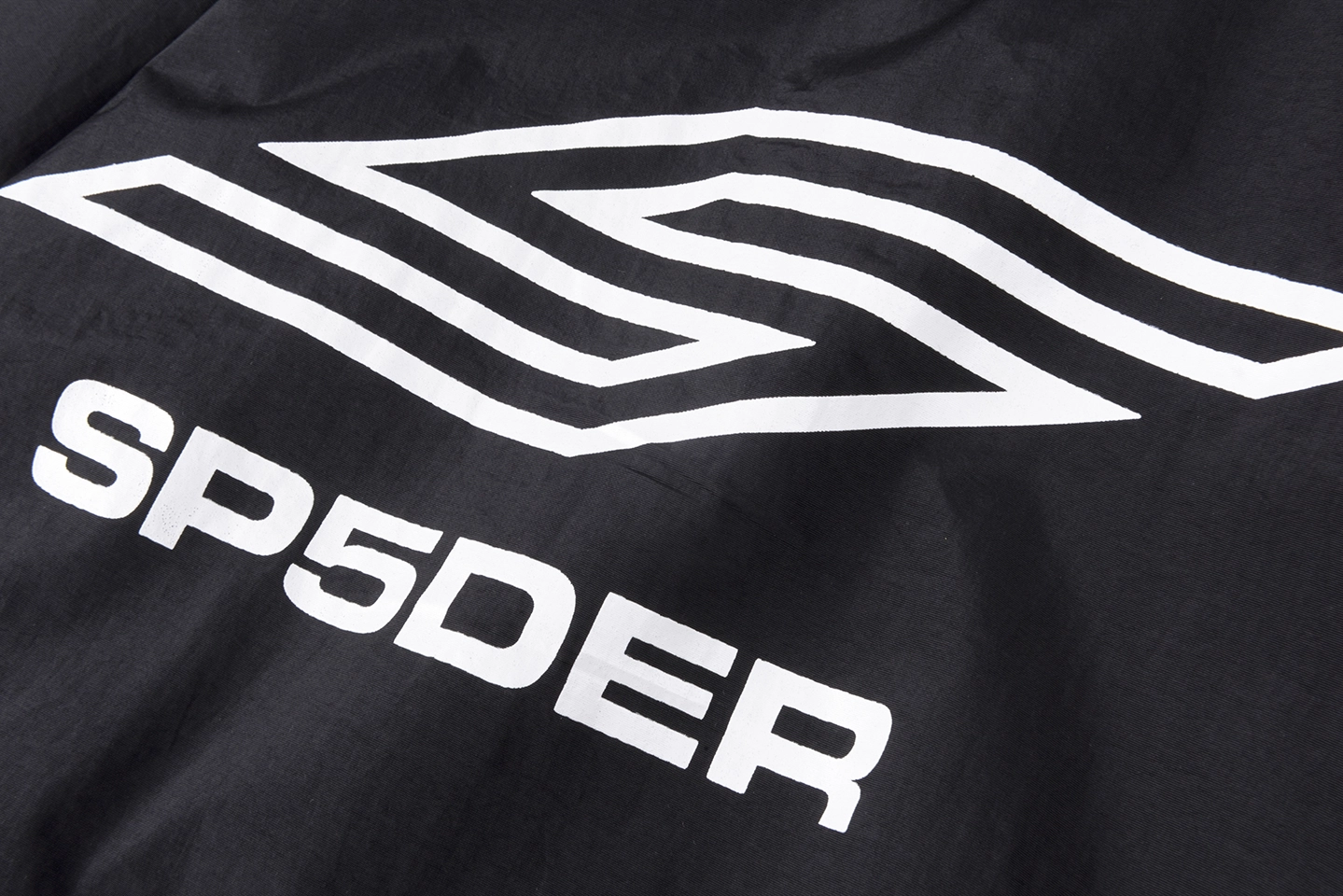 Sp5der Black Logo Zip-Up Track Jacket8