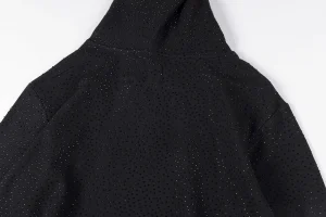 Sp5der Black Mesh Logo Hoodie1