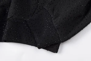 Sp5der Black Mesh Logo Hoodie3