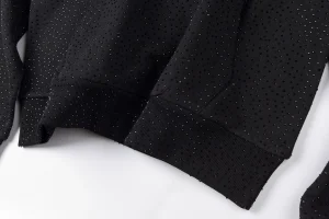 Sp5der Black Mesh Logo Hoodie9