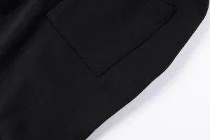 Sp5der Black Red Outline Graphic Sweat Shorts10