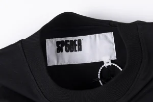 Sp5der Black SP5 555 Spray Graphic T-Shirt4