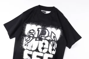 Sp5der Black SP5 555 Spray Graphic T-Shirt7