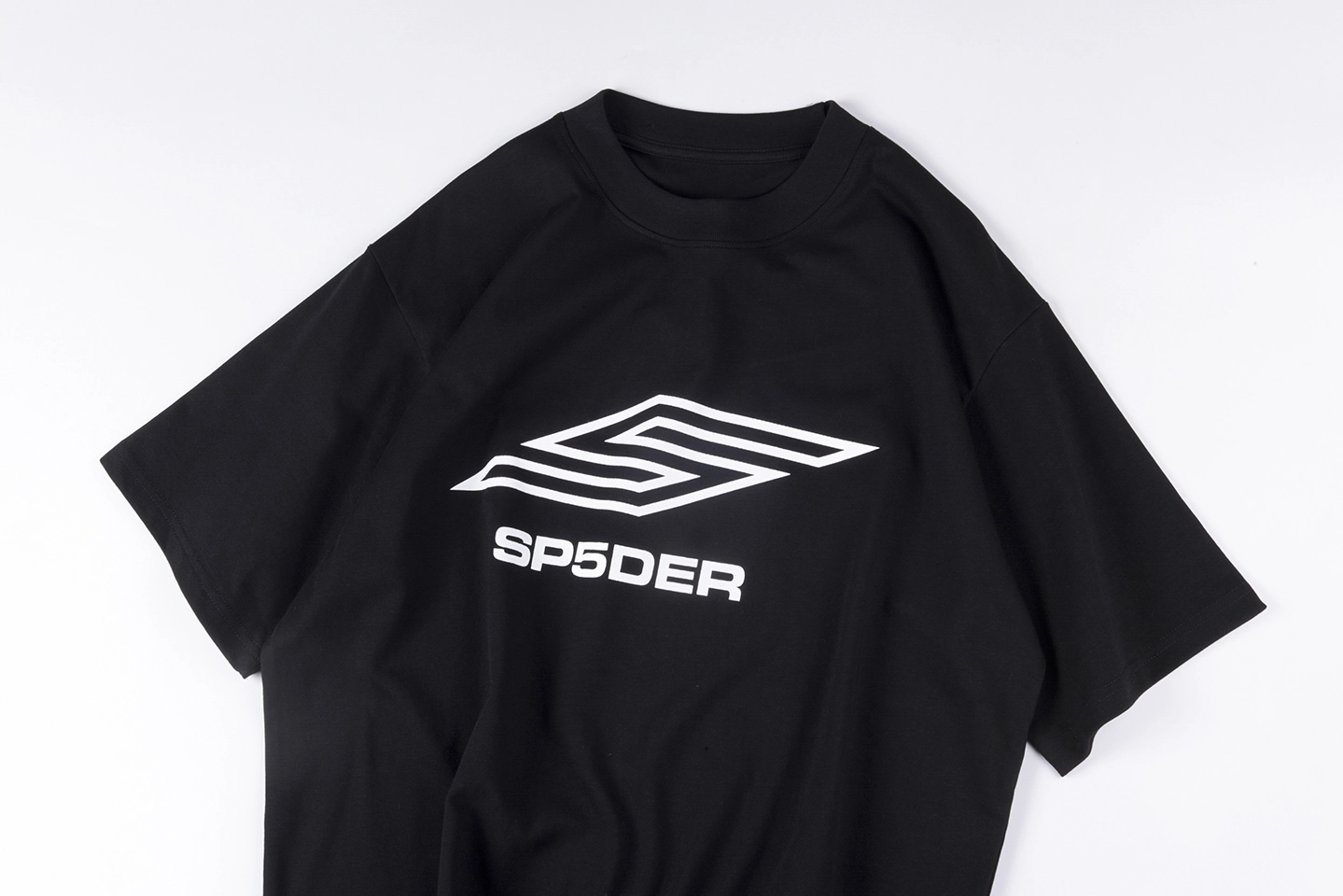 Sp5der Black SP5DER Logo T-Shirt2