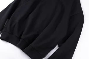 Sp5der Black Sleeve Logo Zip-Up Hoodie10