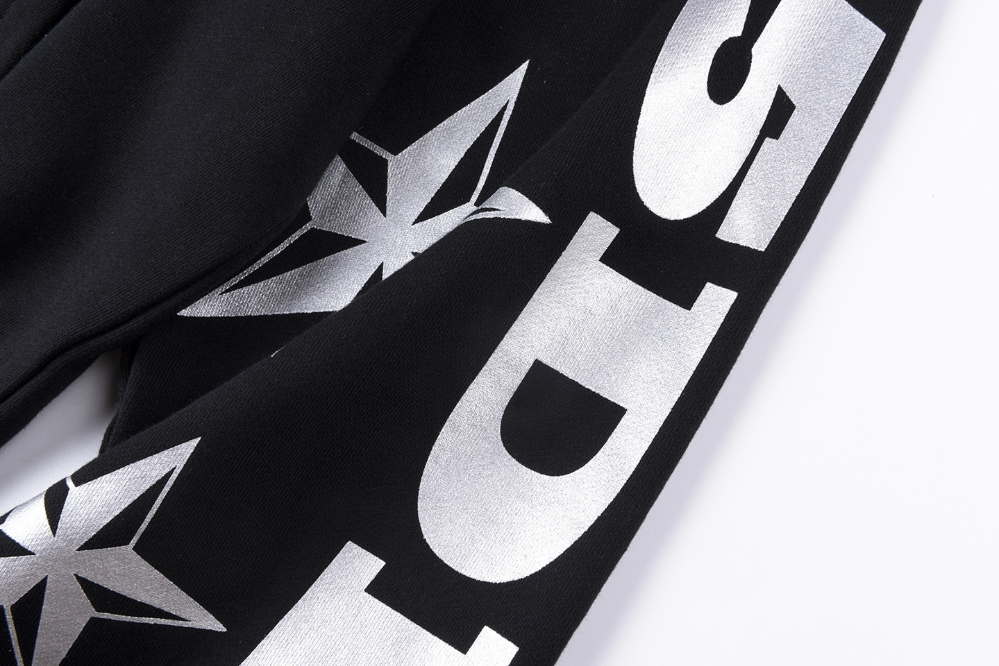 Sp5der Black Sleeve Logo Zip-Up Hoodie4