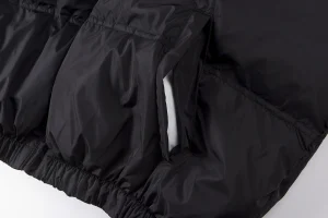 Sp5der Black Star Logo Puffer Jacket6