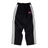 Sp5der Black White Stripe Red Logo Track Pants