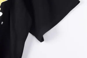 Sp5der Black & Yellow “Jeffery” Star Graphic T-Shirt3