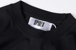 Sp5der Black & Yellow “Jeffery” Star Graphic T-Shirt9