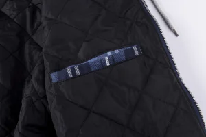 Sp5der Blue Plaid Grey Hood Zip Jacket9