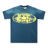 Sp5der Blue Planet Graphic Washed T-Shirt