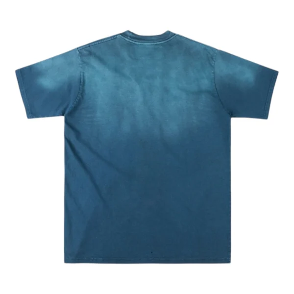 Sp5der Blue Planet Graphic Washed T-Shirt Back view
