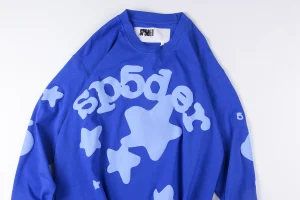 Sp5der Blue Star Logo Shirt1