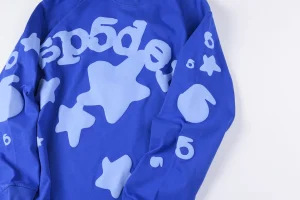 Sp5der Blue Star Logo Shirt10