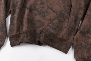 Sp5der Brown Distressed “SP-55” Racing Graphic Hoodie8