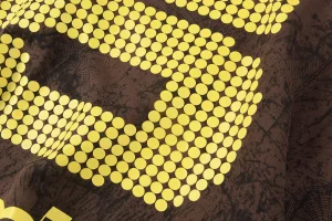 Sp5der Brown Distressed Star “5” Logo Sweatshirt3