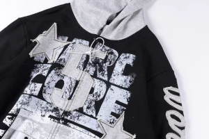 Sp5der “Future Core” Contrast Zip Hoodie4