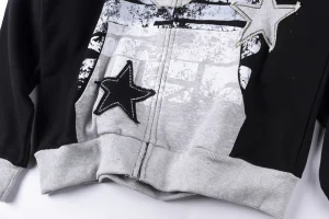 Sp5der “Future Core” Contrast Zip Hoodie7