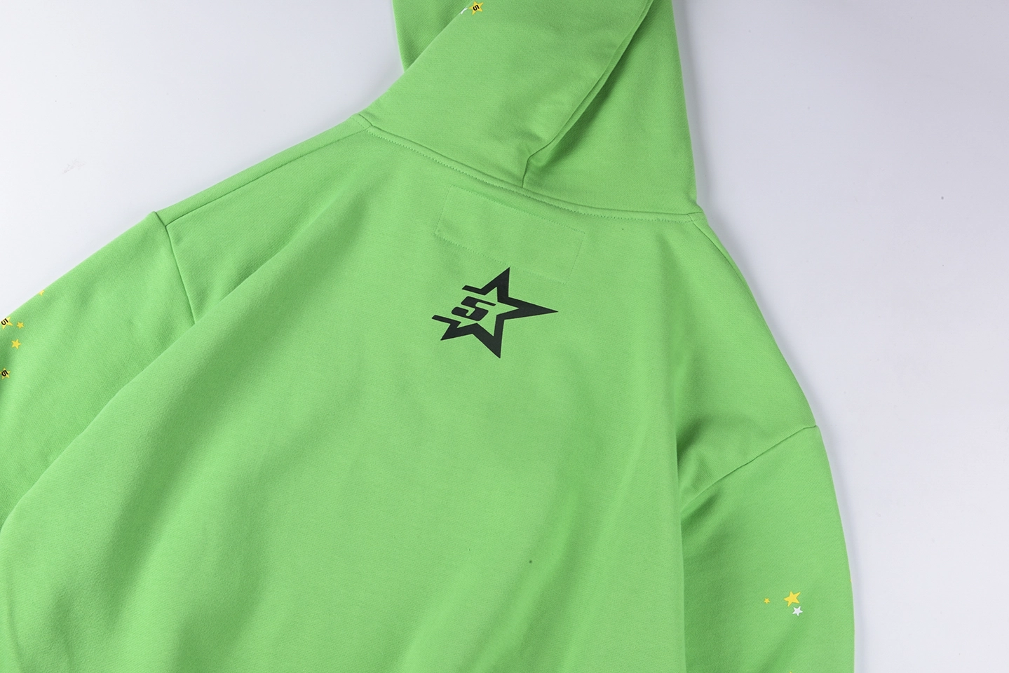 Sp5der Green Web Graphic Hoodie7