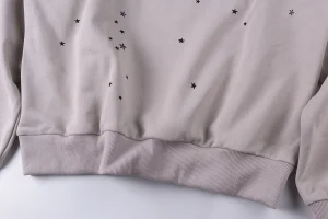 Sp5der Grey Star Graphic Hoodie2